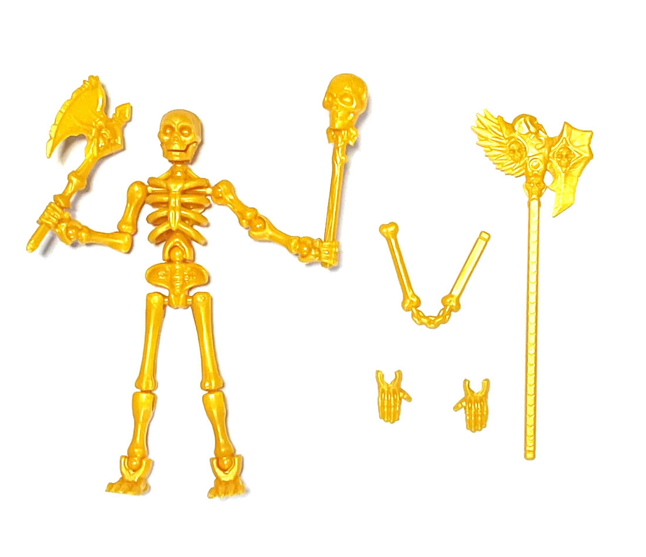 Amazon | 関節可動 骸骨戦士 3d ガイコツ 装飾品 組み立て玩具